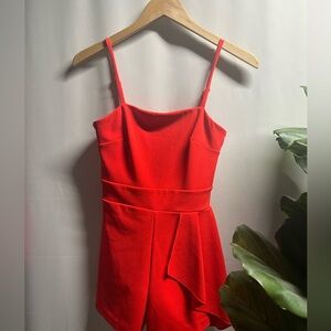 Super Cute Red Great Jones Romper XS